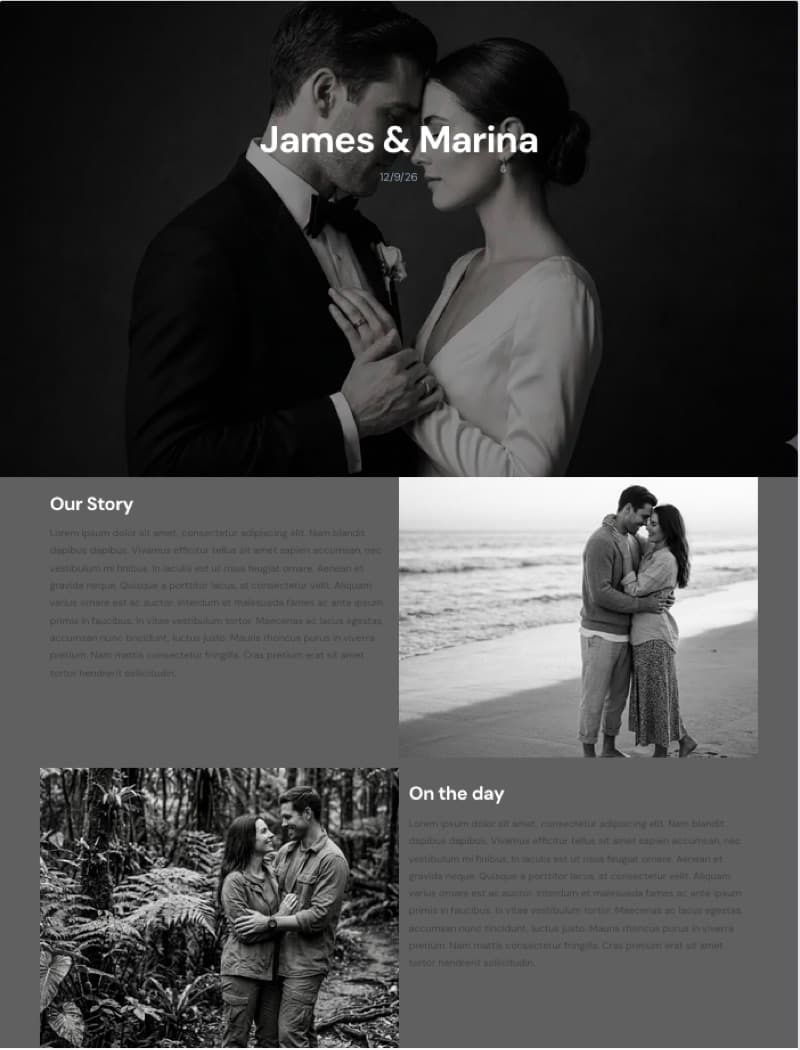 Classic Elegance template preview