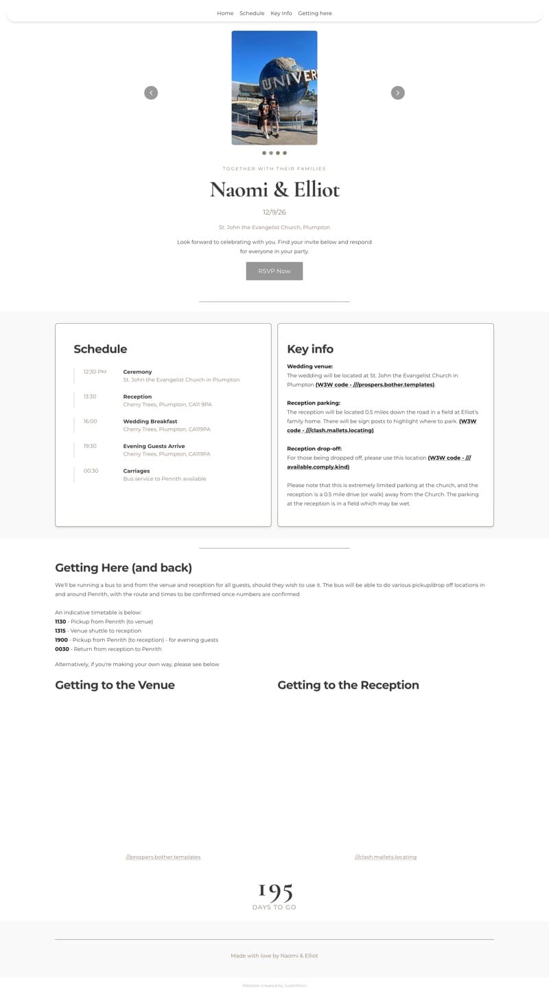 Modern Minimal template preview